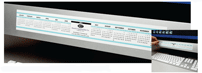 Adhesive computer calendar