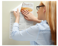 Custom large laminated calendar